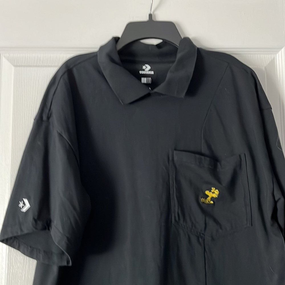 Mens Converse Peanuts Polo Sz M, Charlie Brown